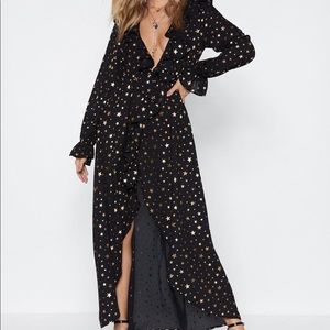 Nasty Gal Distant Star Ruffle Dress